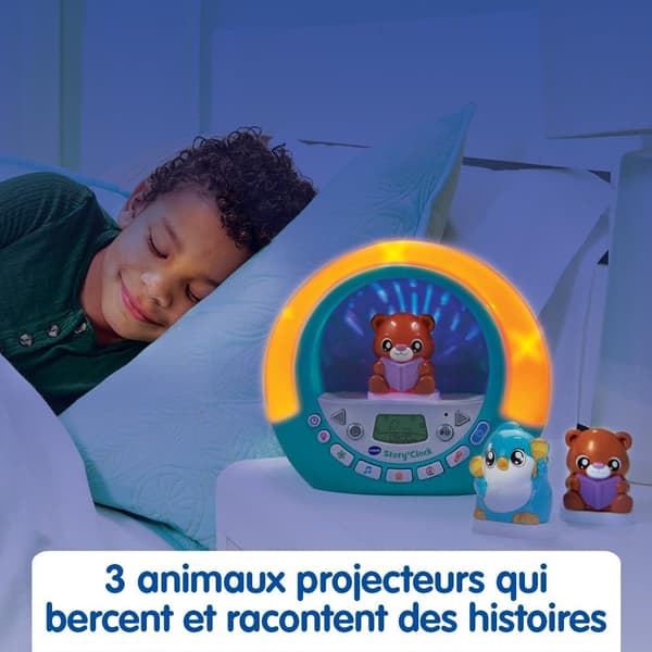 VTECH - STORY'CLOCK - MIN BERÄTTARVÄCKARKLOCKA - Blå
