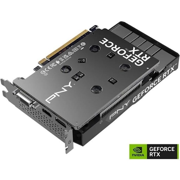 PNY - Grafikkort - GEFORCE RTX 3050 - 6GB - VERTO Dual Fan Edition