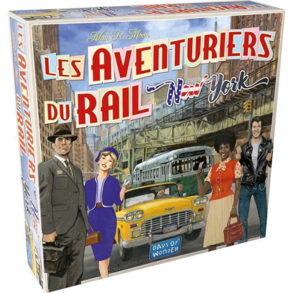 Days of Wonder | Rail Adventurers: New York | Brädspel | Från 8 år gammal | 2 till 4 spelare | 10 till 15 minuter