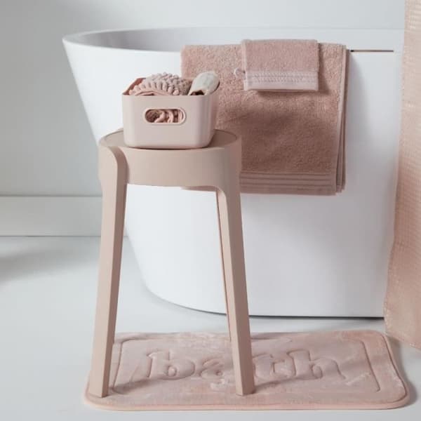 Badrumsmatta i minnesskum - TODAY - UTILITY - 40 x 60 cm - Rosa