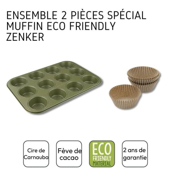 2-delat specialmuffinset - ZENKER - Green Vision