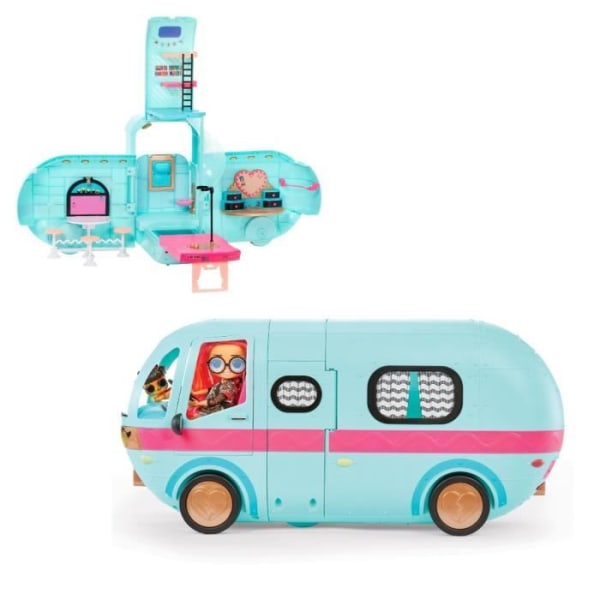 LOL Surprise OMG Glamper (Blå) - Dolls Campervan - L 90 x H 60cm