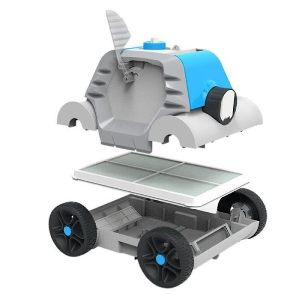 BESTWAY Elektrisk robot för poolrengöring Thetys HJ1005 - Platt botten - Batteridriven - 6 x 3 m