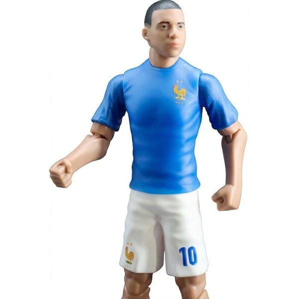 Ledad figur - Frankrikes landslag - MEGABLEU - Mbappé nummer 10 - 20 cm