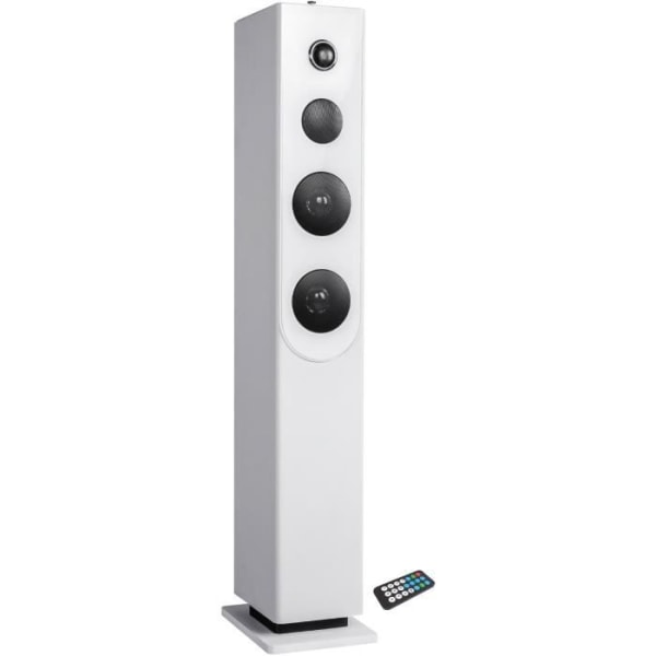 INOVALLEY HP33-CD Bluetooth Sound Tower - CD-spelare - Vit