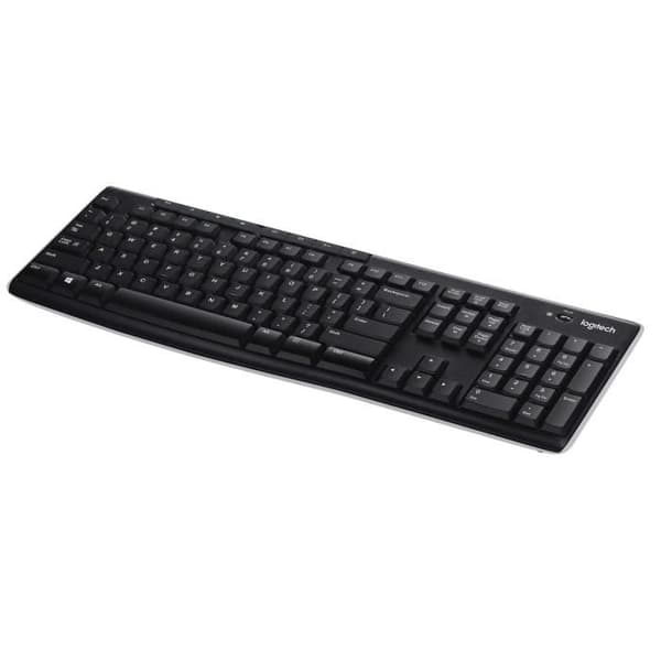 LOGITECH K270 trådlöst tangentbord - Azerty - PC / Mac - svart