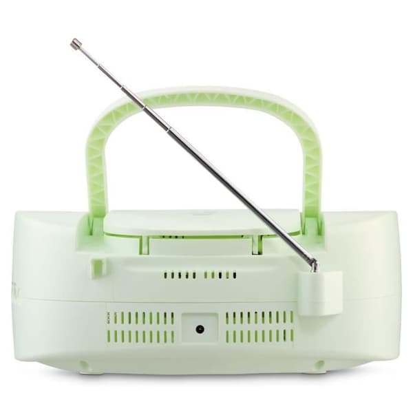 K7 CD-radio - MEDION - FM - 2x3W RMS - Grön