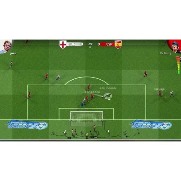 Sociable Soccer Champions Kit för Switch 1 & 2 + Bollgrepp - Nintendo Switch-spel