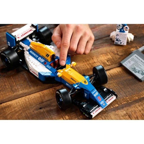 LEGO Icons 10353 Williams Racing FW14B och Nigel Mansell - F1 racingbil för vuxna