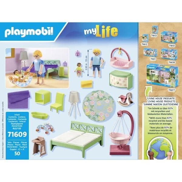 PLAYMOBIL - 71609 - Föräldras sovrum