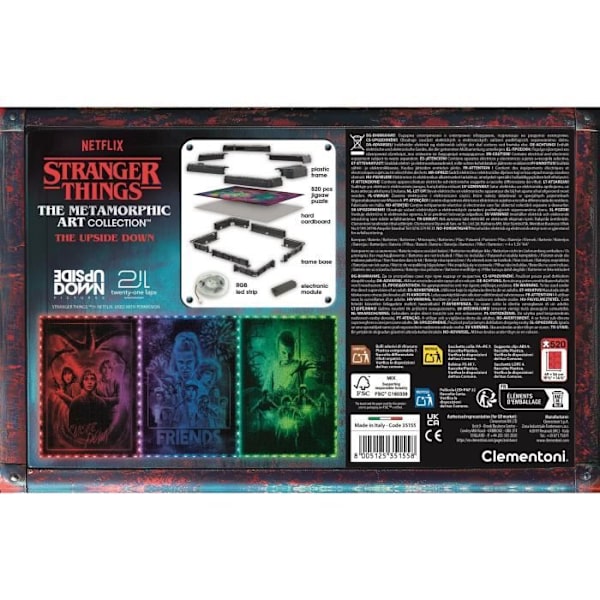 CLEMENTONI - Morphing-kollektionen - Stranger Things - Ljusram V1