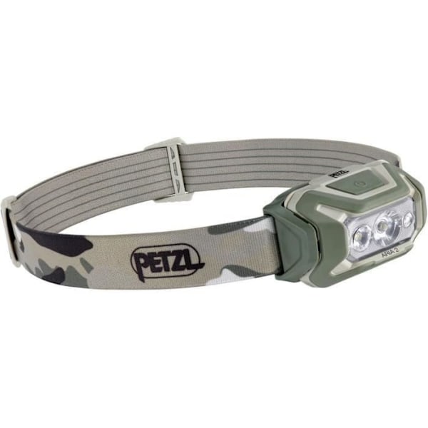 PETZL ARIA vattentät pannlampa 2 450 lumen 3 batterier ingår Camo Kamouflage