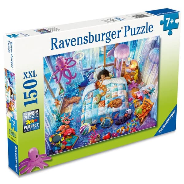 Ravensburger - Barnpussel - 150 XXL-bitar - Undervattensdrömmar - Ålder 7+ - Premiumkvalitetspussel - 12004303