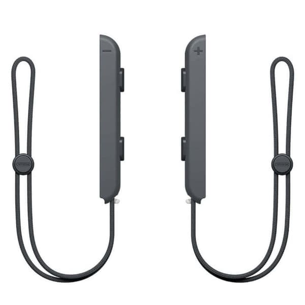 Par Joy-Con vänsterblått och höger neongult