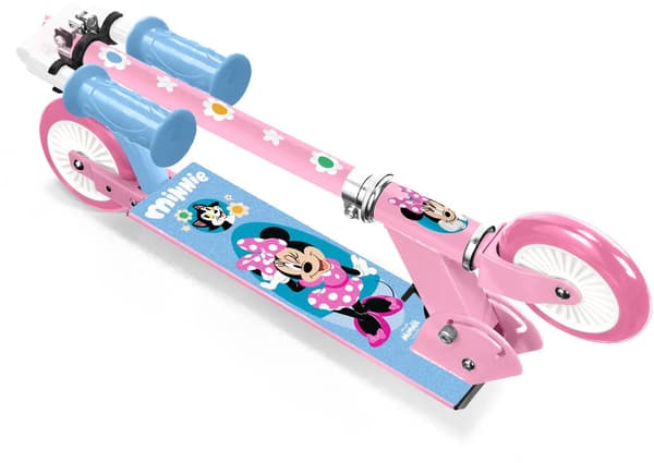 Hopfällbar barnsparkcykel - MINNIE - MN432042 - Rosa