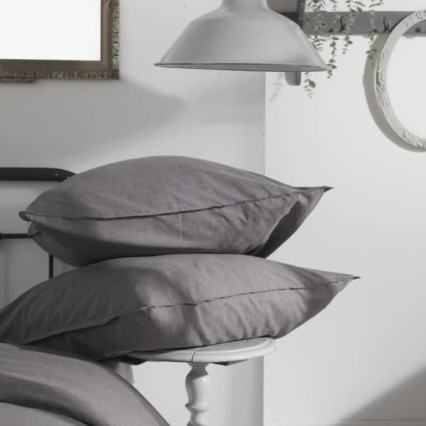 Påslakan - TODAY - CHARME - Chambray - Mörkgrå Capucine - 240 x 220 cm