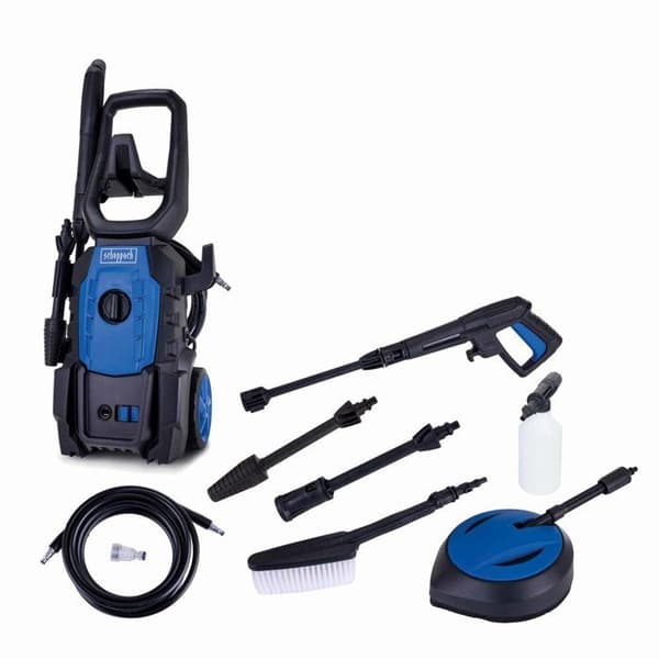 Elektrisk högtryckstvätt - Scheppach - HPC1600-Kit - 135 bar - 420L/h