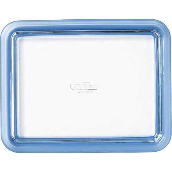 Set med 3 förvaringsbehållare med lock - PYREX - Zero Plastic - Glas - Rektangulär - 1,5 L