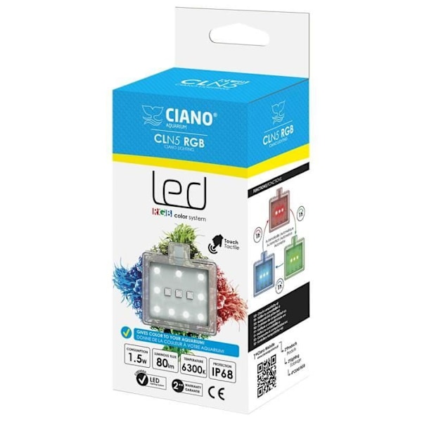 CIANO CLA 20 UNIVERSAL - universal led ramp 1,5W för glas från 3 till 5MM