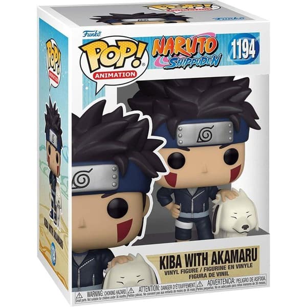 Funko Pop! - Naruto Shippuden Kiba Inuzuka med Akamaru - Vinyl