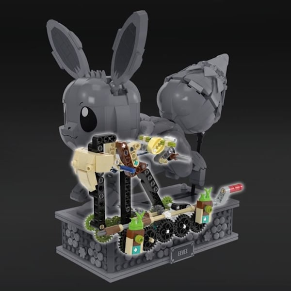 MEGA-Pokémon-Eevee i Motion-Building-låda 1 381 stycken HTH71