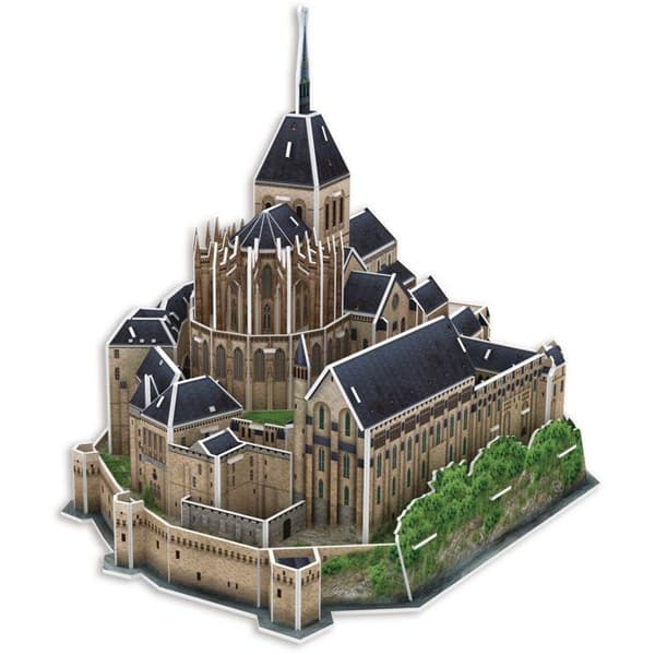 3D-pussel - MEGABLEU - Mont Saint Michel - 125 bitar - Ålder 7+