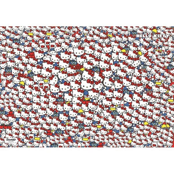 CLEMENTONI - 1000 bitars pussel - Impossible Hello Kitty - 37119