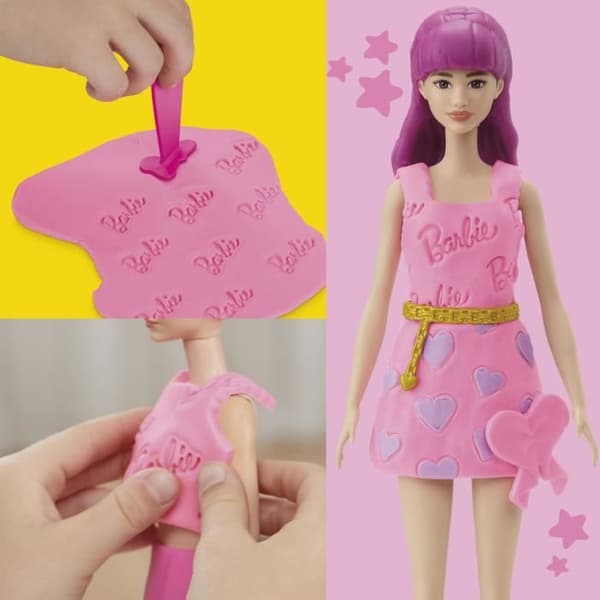 Play-Doh Barbie Hjärtan och Hår, Modellera Set