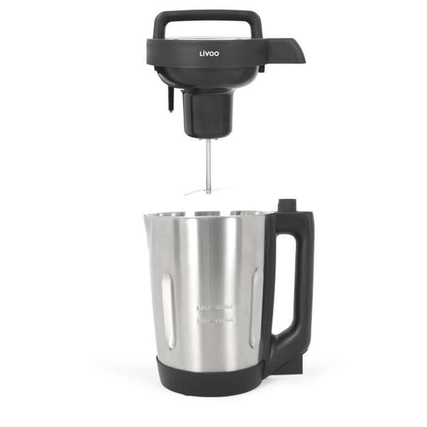 LIVOO DOP260N Uppvärmd soppmixer - Grå och Svart