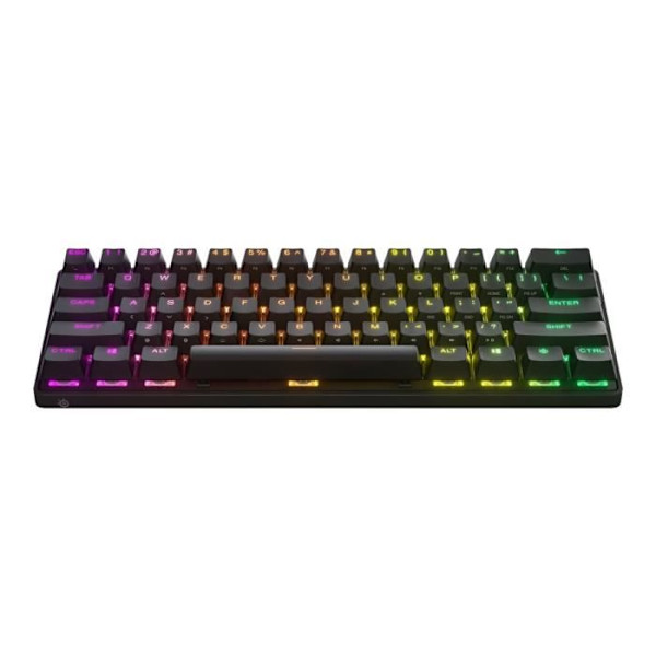 Speltangentbord - AZERTY - STEELSERIES - Apex Pro Mini Wireless FR - Utan numerisk knappsats - Bakgrundsbelyst - Svart