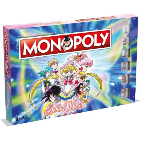 MONOPOLY - Sailor Moon - Brädspel - fransk version