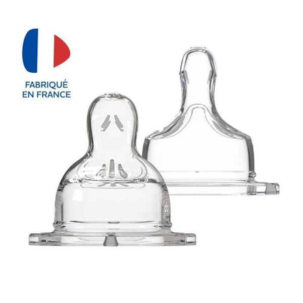 DODIE Flat Nipple Wide Neck + 6 månader silikon