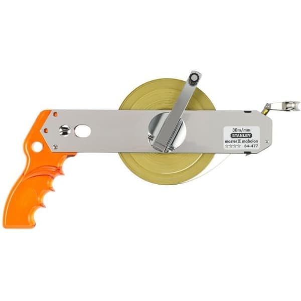 Mått - STANLEY - 1-34-477 - Lång - 30 mx 12,7 mm - Ståltejp - Mabolon Master II