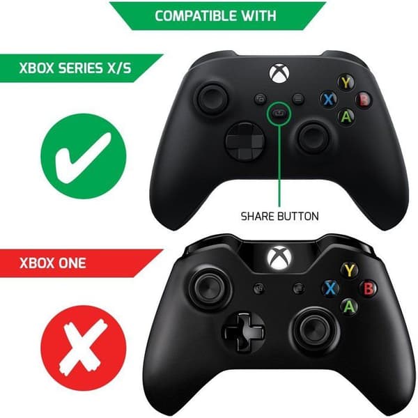 Venom Pack med två uppladdningsbara batterier för Xbox Series X Controller - S - Svart