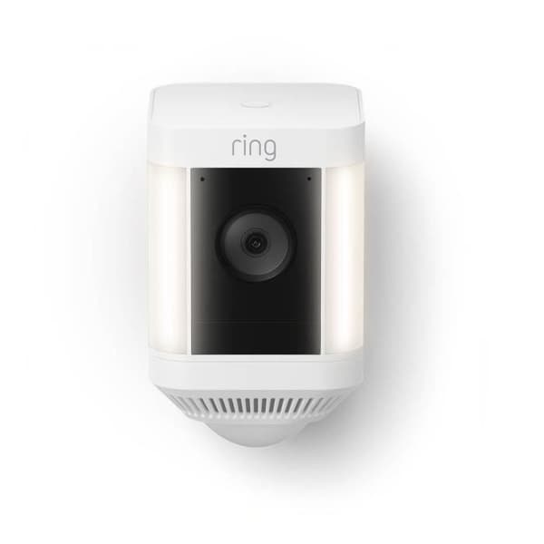 RING Spotlight Plus Batteriövervakningskamera - Vit - EU