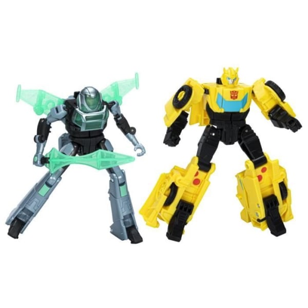 Cyber-Combiner Bumblebee och Mo Malto actionfigurer, interaktiva leksaker för flickor och pojkar, Transformers EarthSpark, 6 år