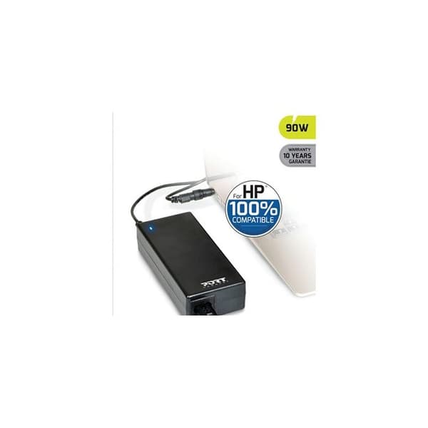 PORT Connect 90W PC Laptop Nätadapter EU-kontakt