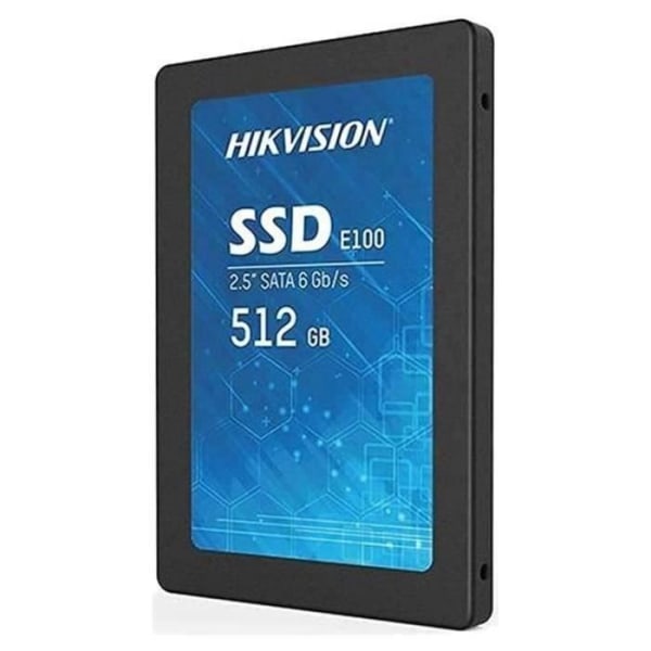 Intern SSD - HIKVISION - 2,5 512 GB E100 SATA 6,0 Gbps SATA-III 3D TLC 550 MB/s 240 TB (HS-SSD-E100/512G)