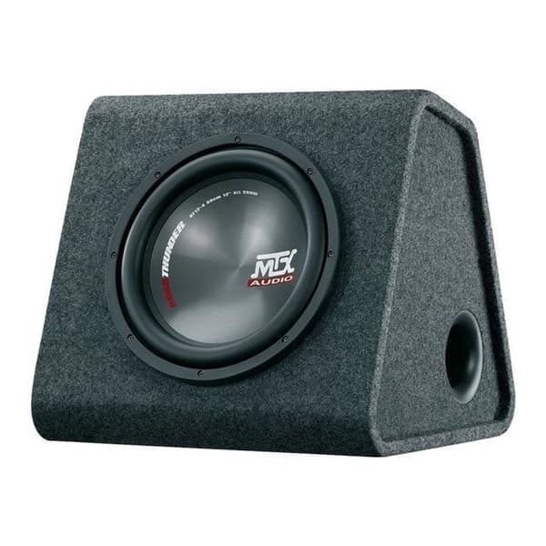Amplifierad MTX Audio RTP12 Class-D Box med 30 cm 220W subwoofer