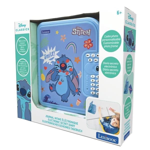Stitch elektronisk dagbok med 4 siffror