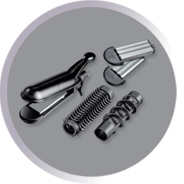 Remington S8670 Ceramic Ionic 5-i-1 multistyler med 4 tillbehör, upp till 190°C