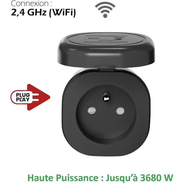 Smart utomhusuttag - KYF - Wifi - Med energimätare