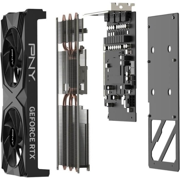 PNY - Grafikkort - GeForce RTX 4060 Ti 16GB VERTO Dual Fan Edition DLSS 3