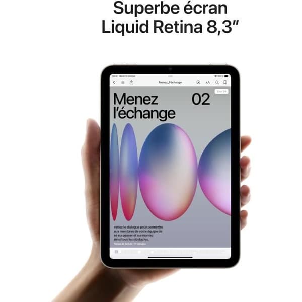 APPLE iPad mini (2024) - 8,3'' - WiFi - 128 GB - Starlight