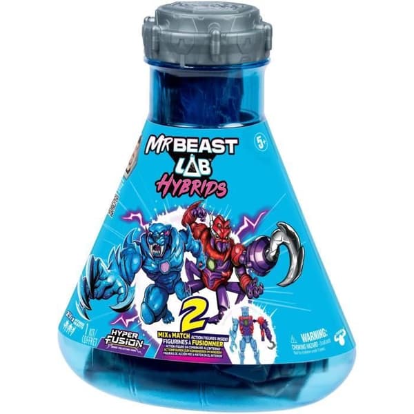 2-pack figurer - MRBEAST LAB - Mixa och matcha - Slumpmässig modell + halvfigur