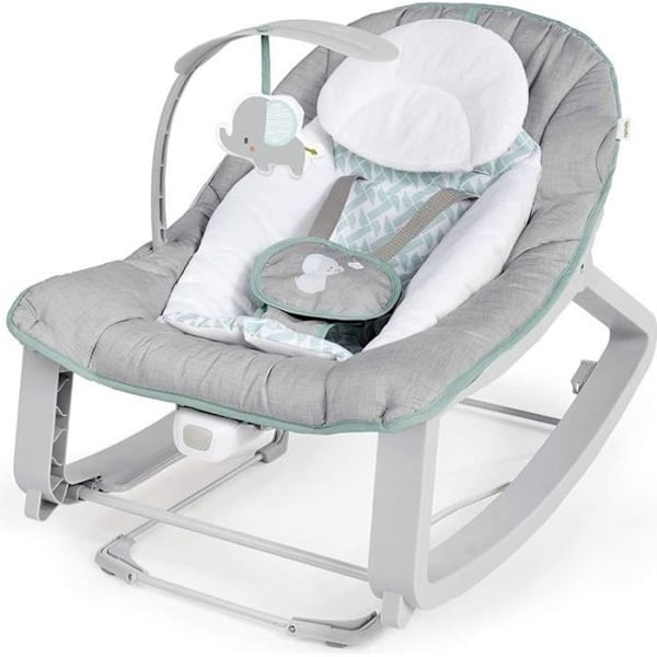 INGENUITY Bouncer 3in1 Keep Cozy - Weaver, lugnande vibrationer, 2 lutande positioner, upp till 18 kilo