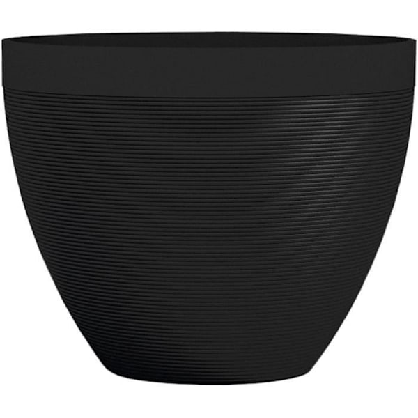 Blomkruka - GARDEN ID - Green Care Impact Black-Anth - 40 x 31 cm - 10 års garanti - 100 % återvunnen - UV/gelbeständig