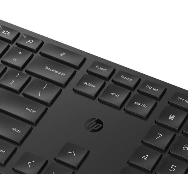 HP 650 Wireless Keyboard Mouse Set - AZERTY - Svart - USB Dongle Interface - 2 års garanti