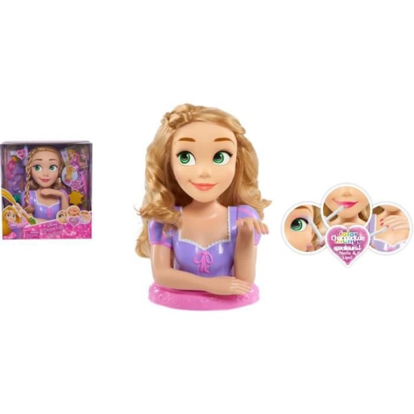 Disney Princesses - Deluxe Hair Head - Rapunzel