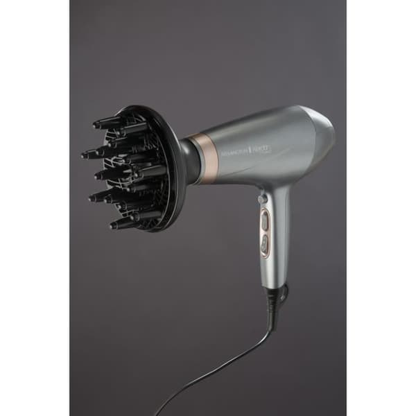 REMINGTON AC8820 Keratin Protect Hårtork 2200W - 2 koncentratorer + 1 diffusor - Grå